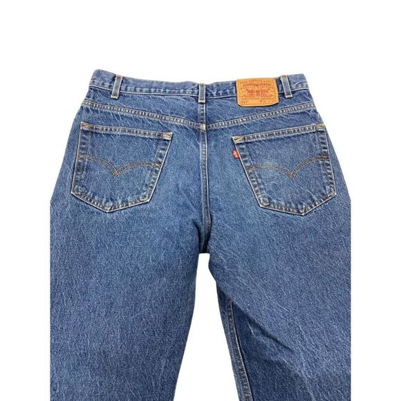 Vintage Levi’s 517 Boot Cut Jeans Red Tab Jeans Size 36x32 100% cotton L@@K - Picture 10 of 13